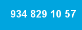 934 829 10 57 934 829 10 57